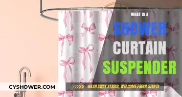 Shower Curtain Suspender: A Simple Solution for Wrinkle-Free Showers