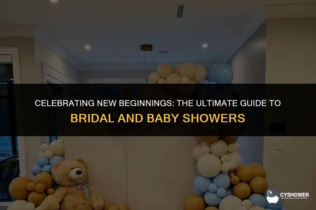 what is a shower for bride and baby