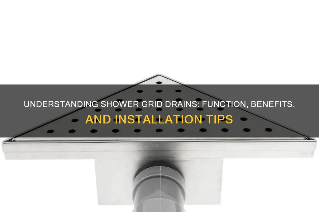 what is a shower grid drain