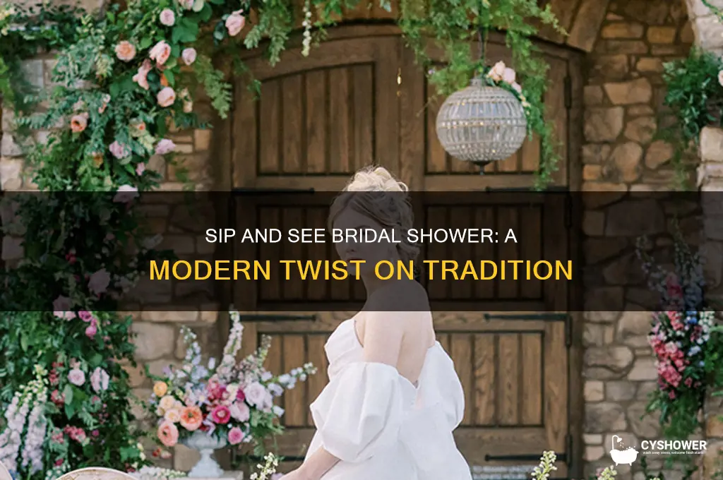 what is a sip and see bridal shower