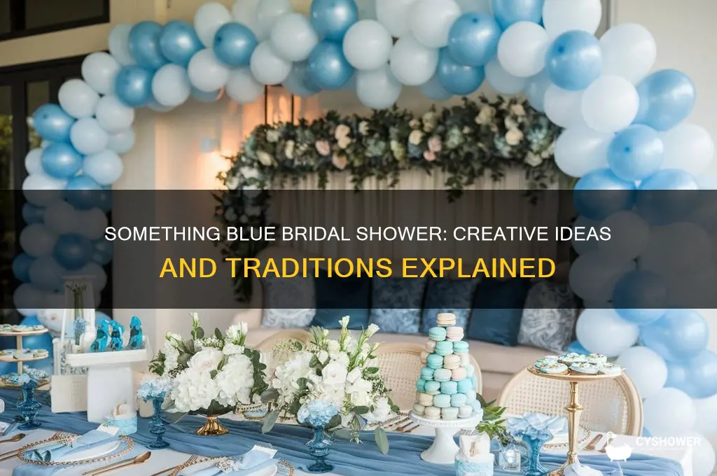 what is a something blue bridal shower