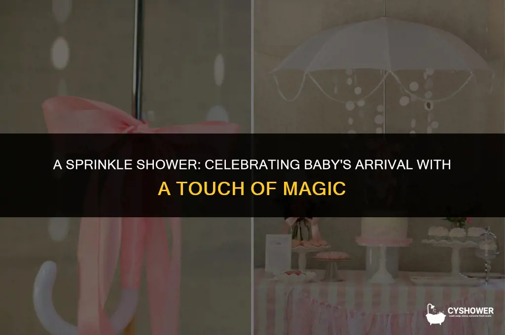 what is a sprinkle shower for a baby