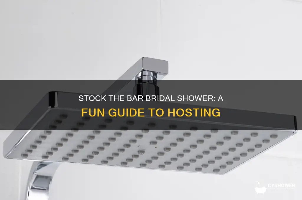 what is a stock the bar bridal shower