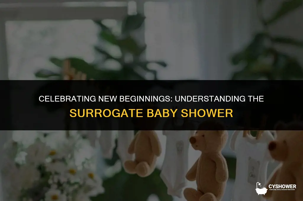 what is a surrogate baby shower