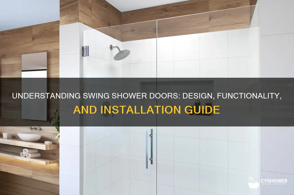 what is a swing shower door