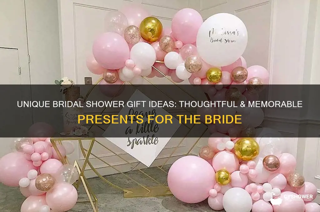 what is a unique bridal shower gift