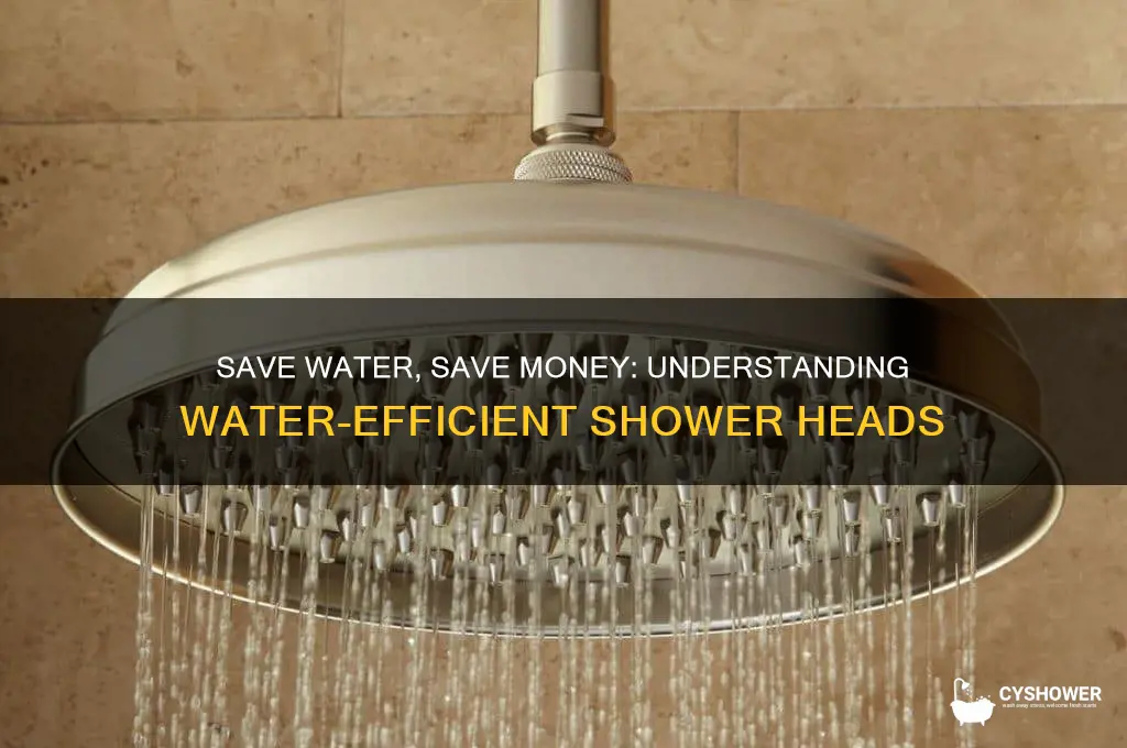 what is a water efficient shower head