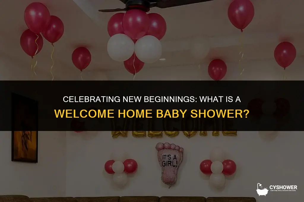 what is a welcome home baby shower