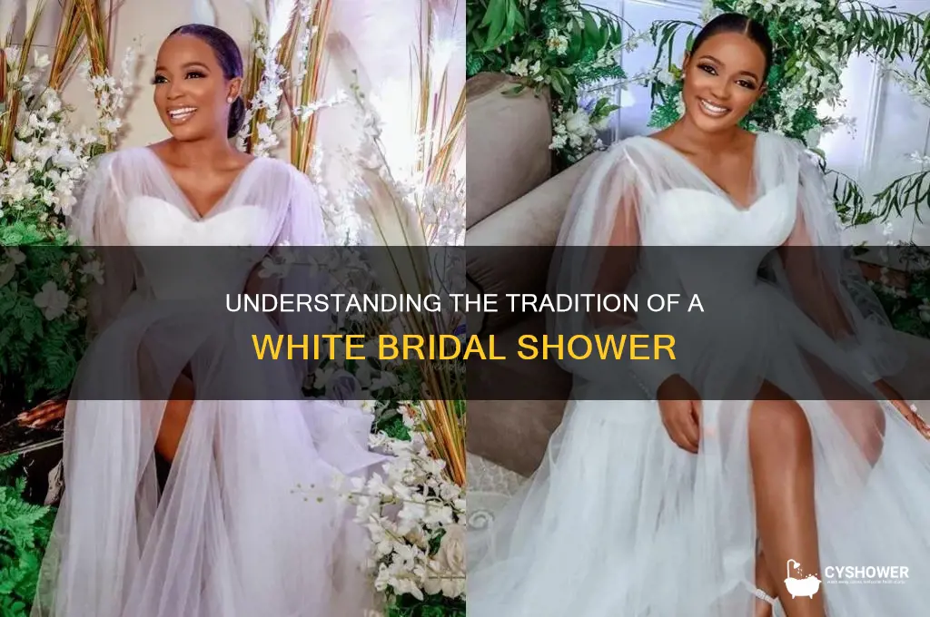 what is a white bridal shower