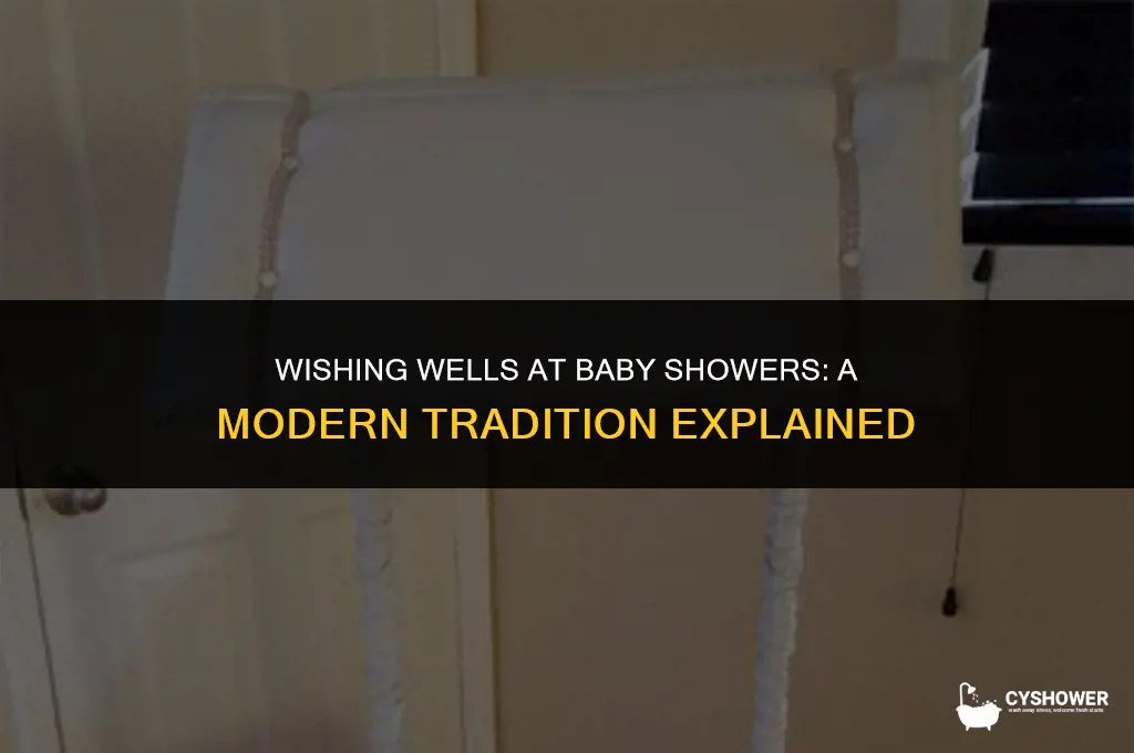 what is a wishing well at a baby shower