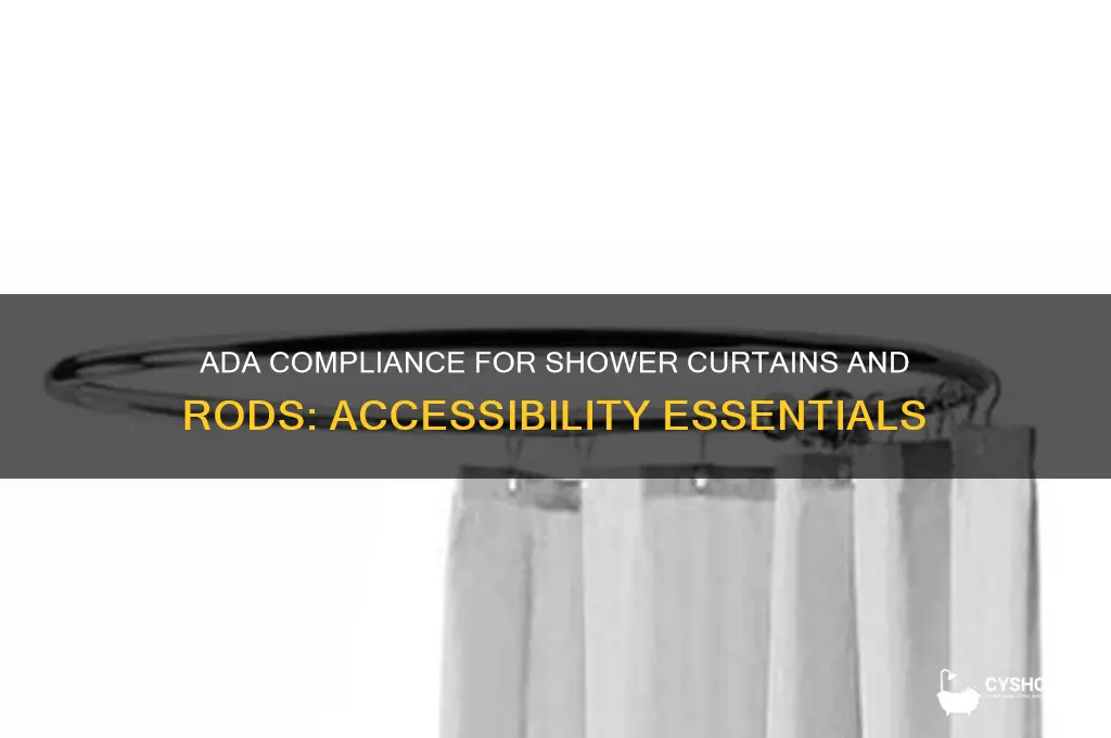 what is ada compliance on shower curtain and rods