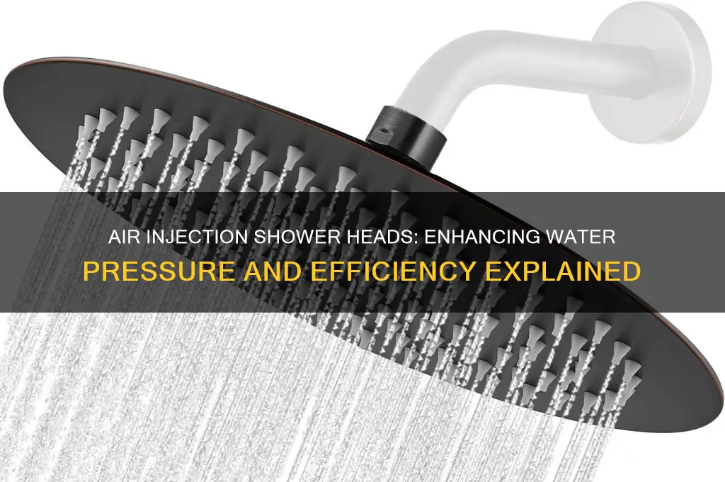 what is an air injection shower head
