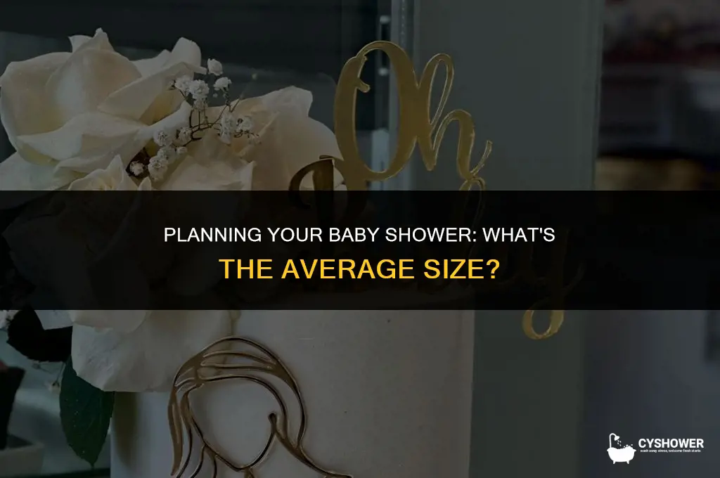 what is an average size for a baby shower