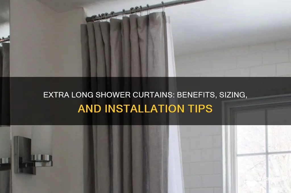 what is an extra long shower curtain