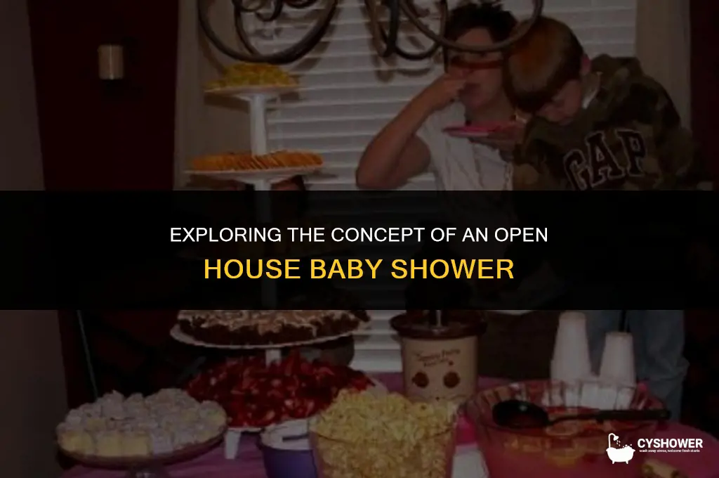 what is an open house baby shower