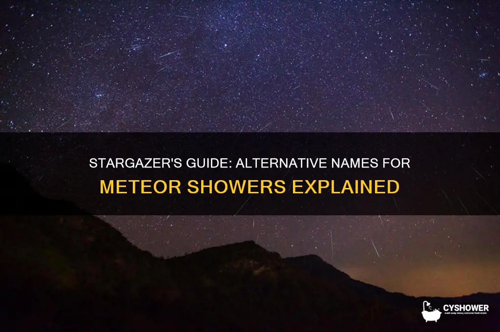 what is another name for a meteor shower