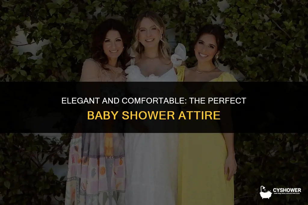 what is appropriate dress for a baby shower
