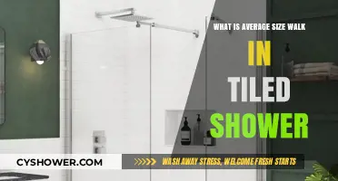 Standard Walk-In Tiled Shower Dimensions: What’s the Average Size?
