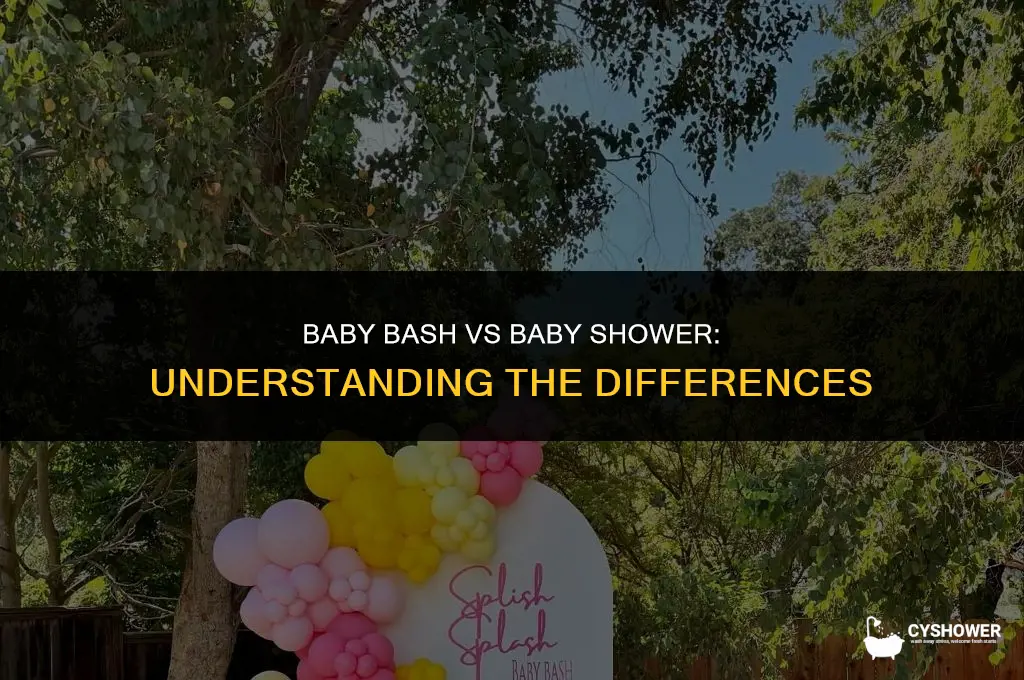 what is baby bash vs baby shower