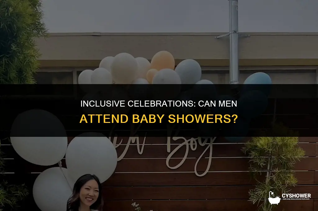 what is baby shower can men atten