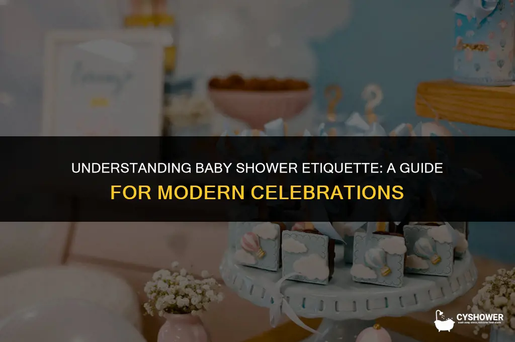 what is baby shower etiquette