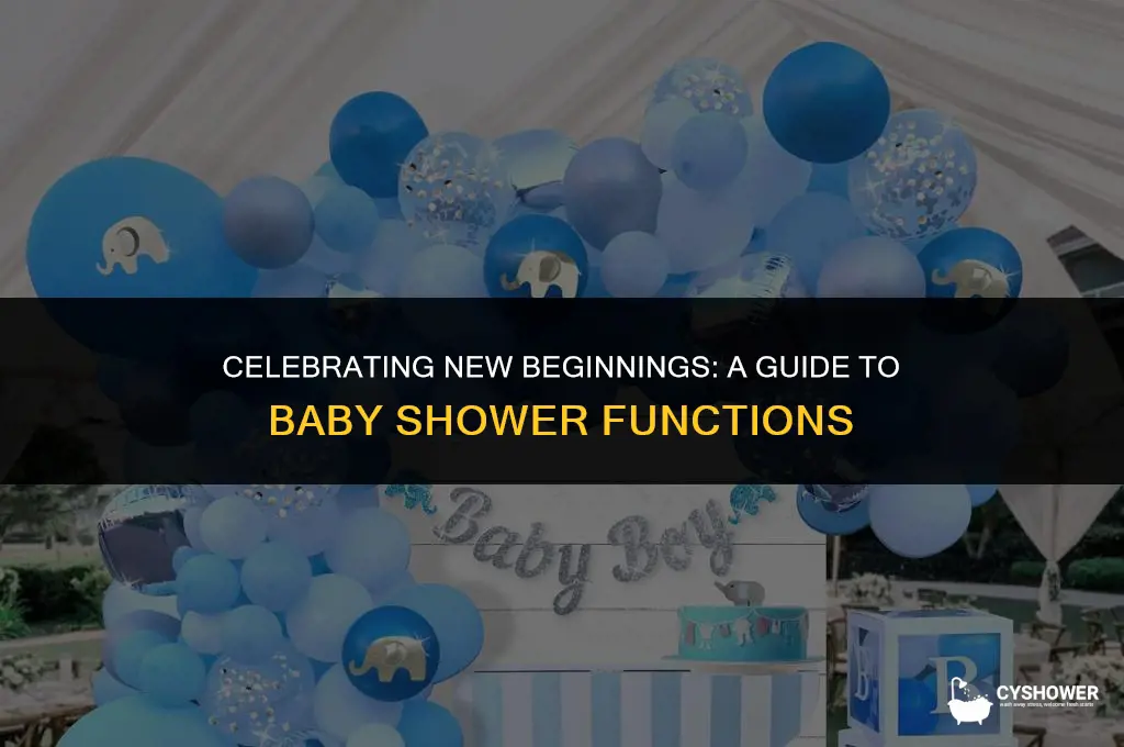 what is baby shower function