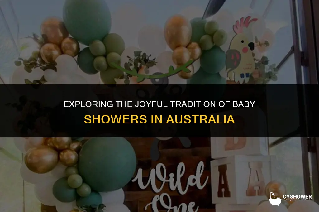 what is baby shower in australia