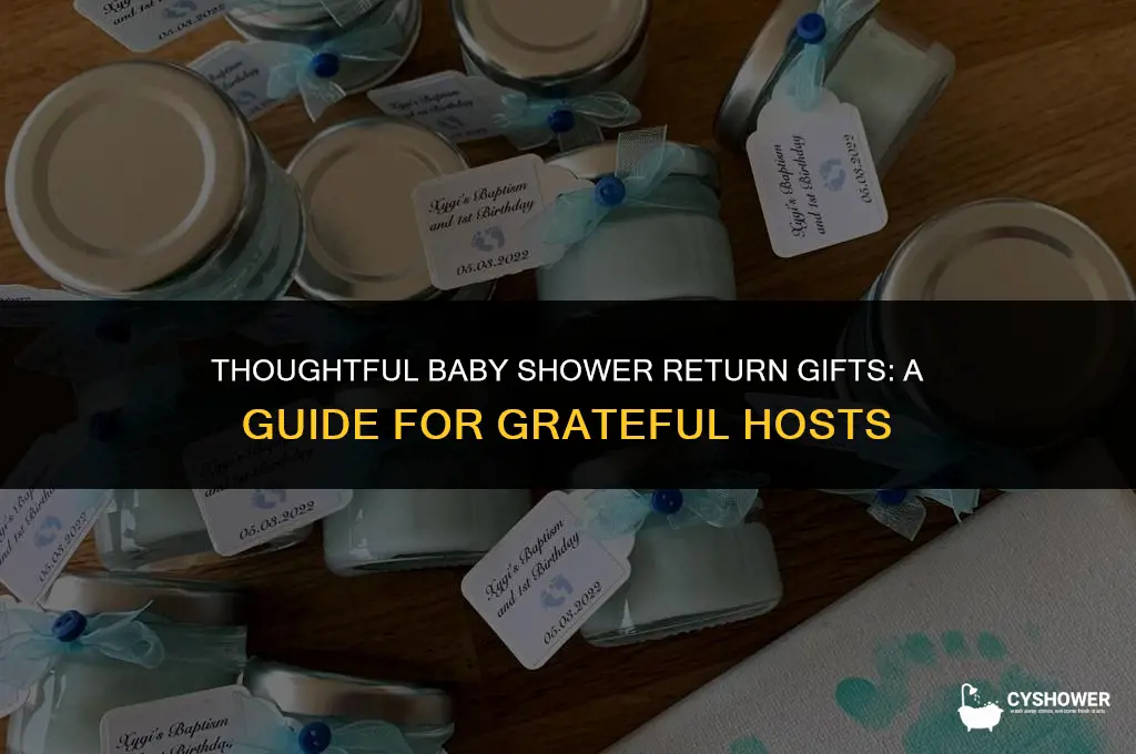 what is baby shower return gift