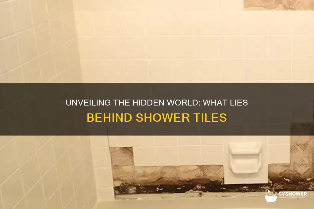what is behind shower tiles