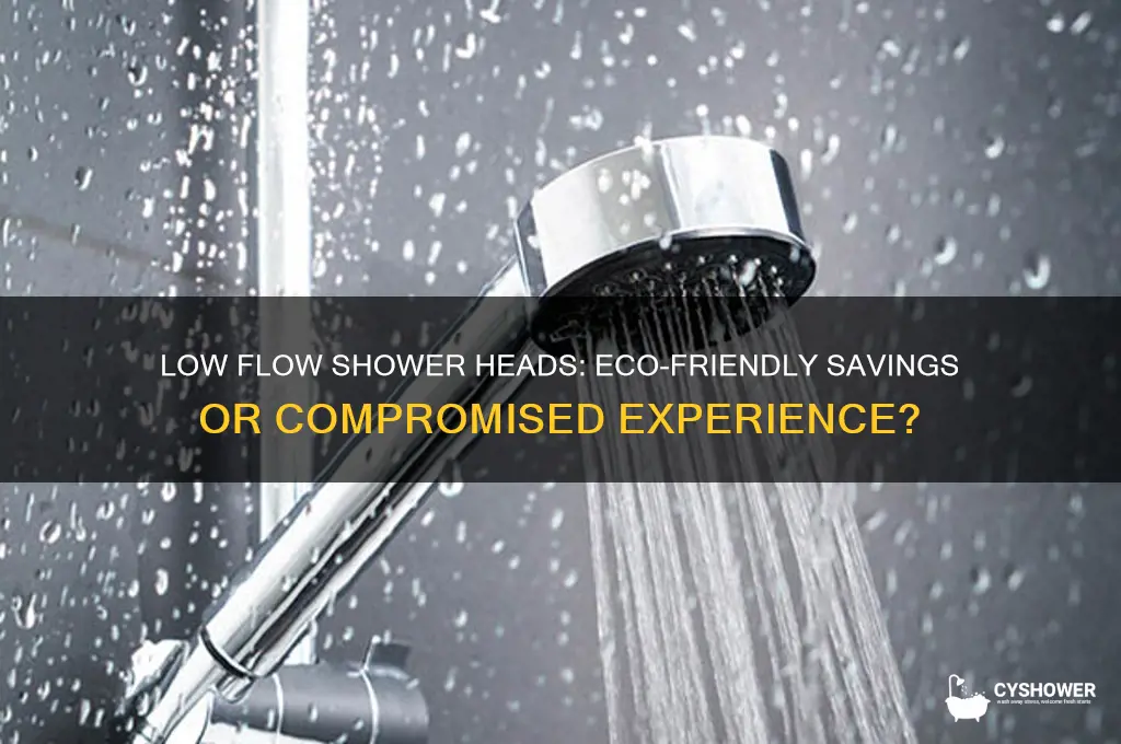 what is better low flow shower head
