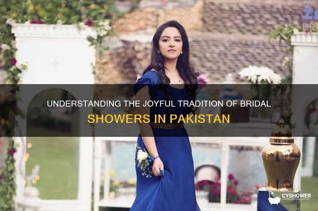 what is bridal shower in pakistan