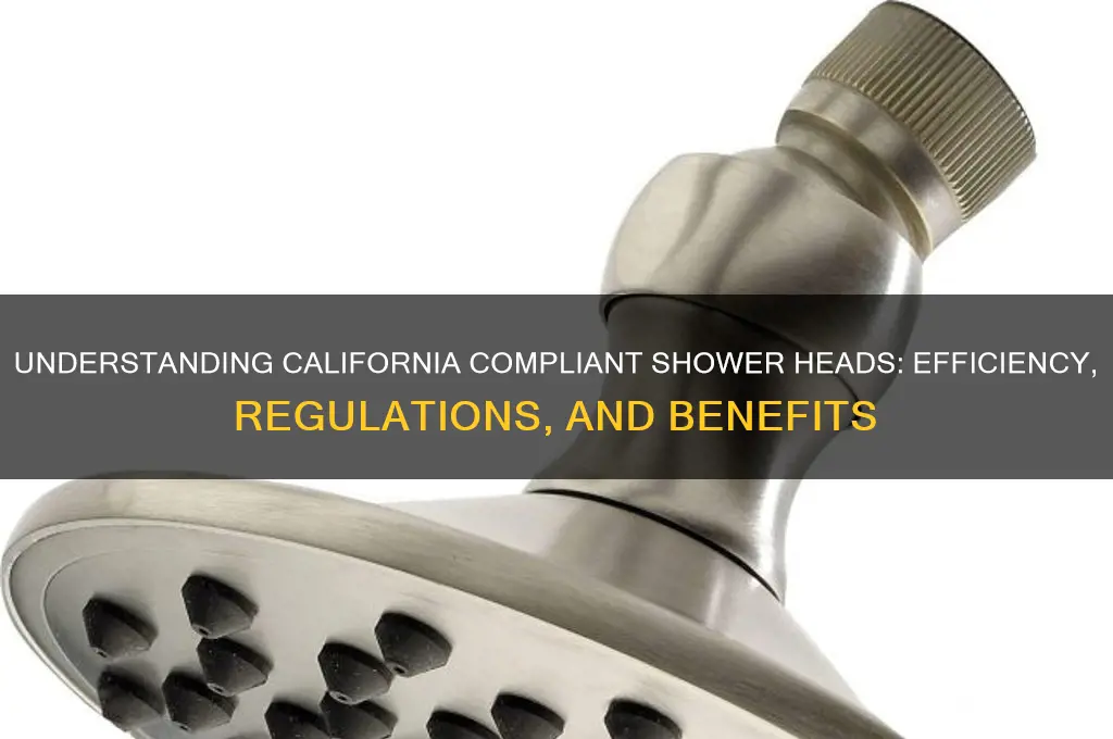 what is california compliant shower head