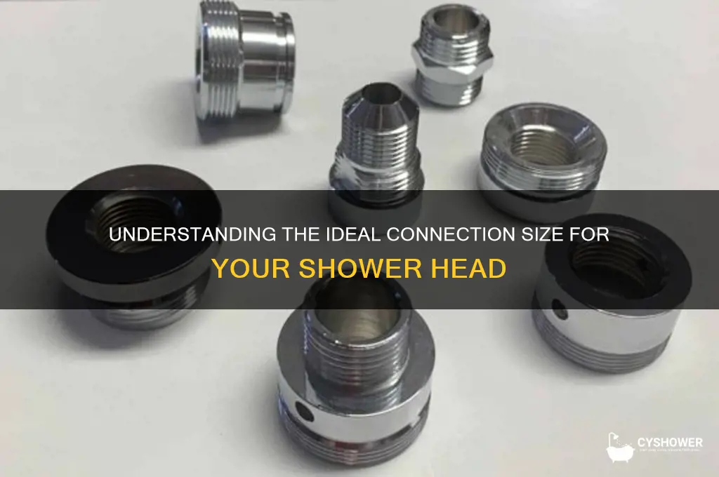 what is connection size for shower head