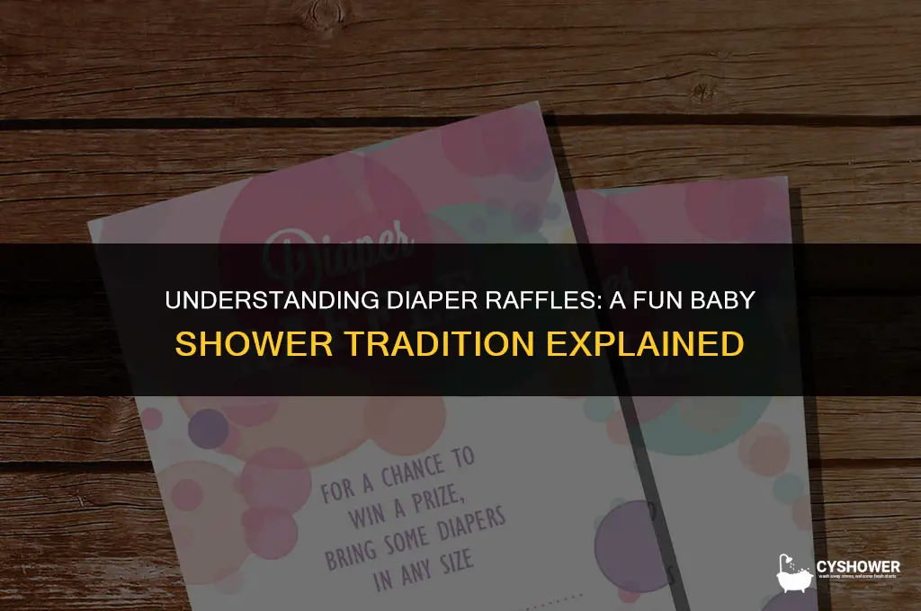 what is diaper raffle at baby shower