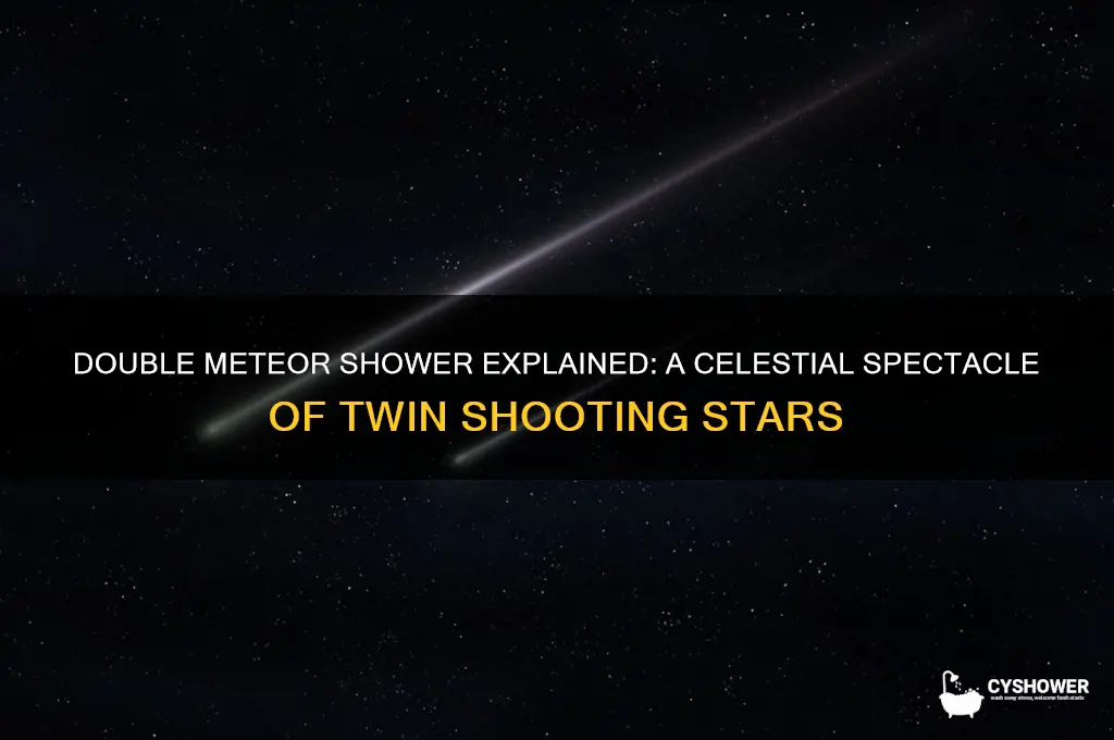 what is double meteor shower