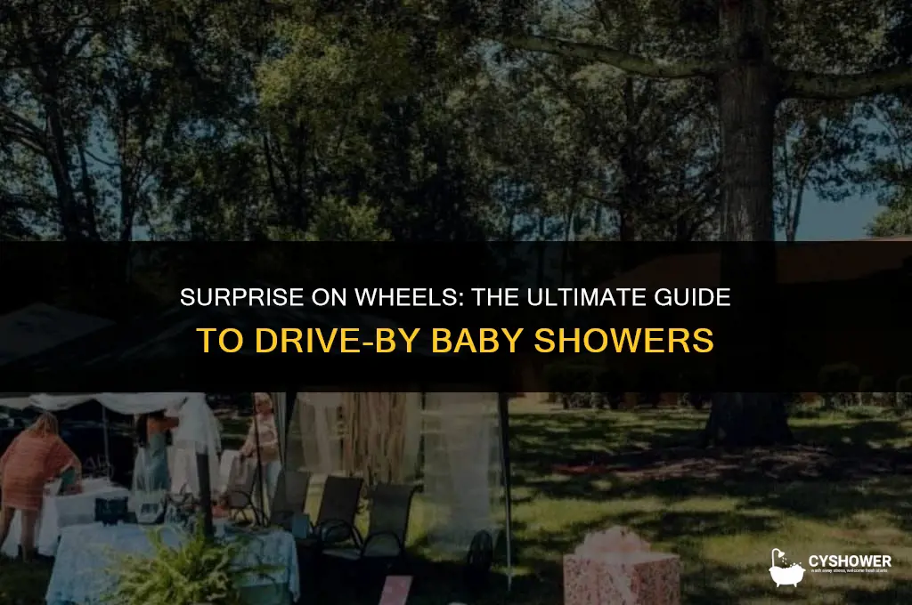 what is drive by baby shower