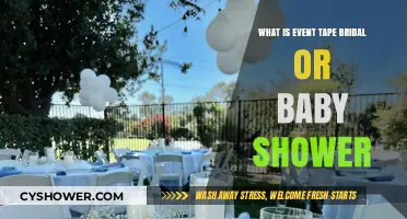 Bridal vs. Baby Shower: Choosing the Perfect Event Tape