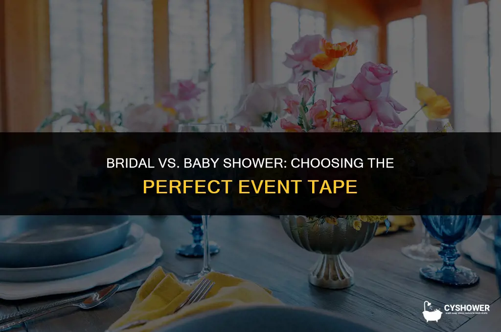 what is event tape bridal or baby shower