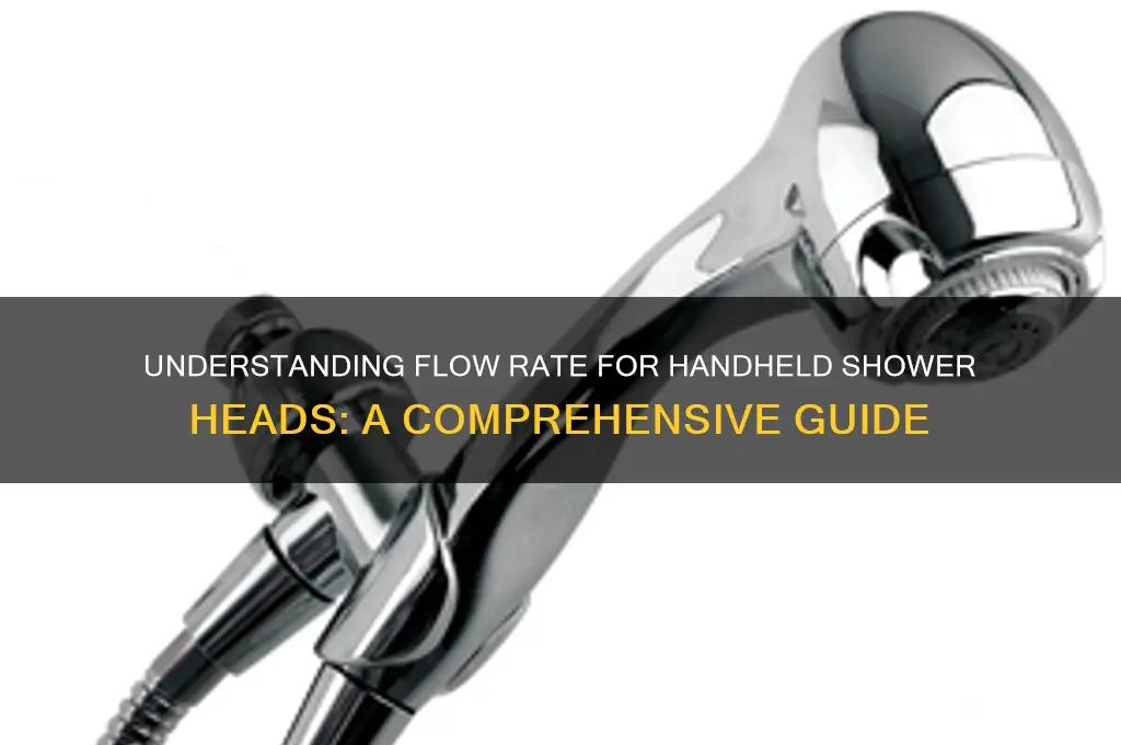 what is flow rate for hand held shower heads