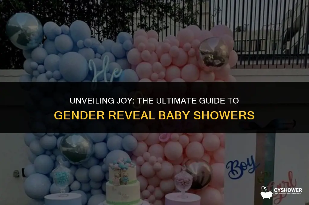 what is gender reveal baby shower