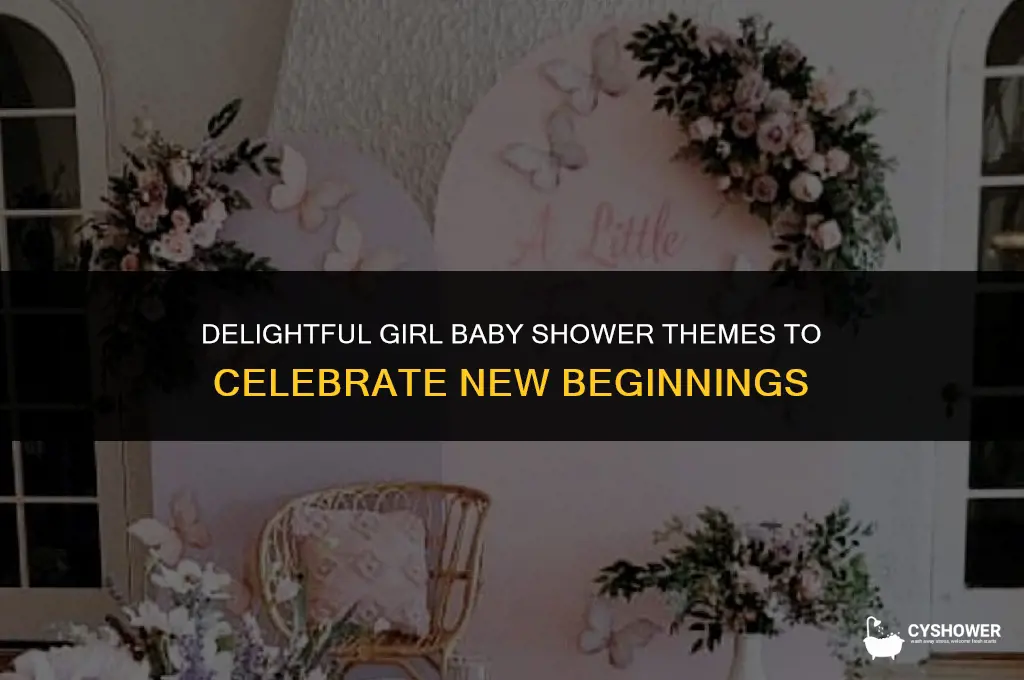 what is girl baby shower themes