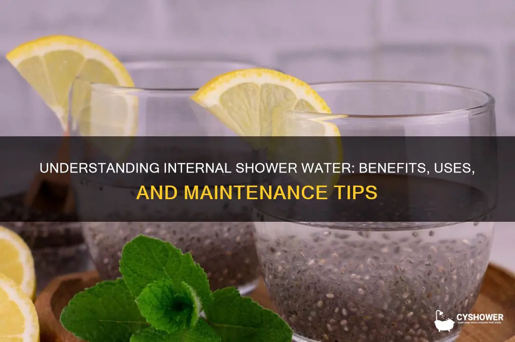 what is internal shower water