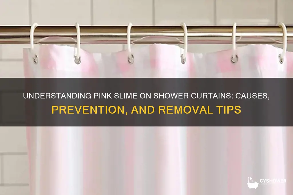 what is pink slime on shower curtain