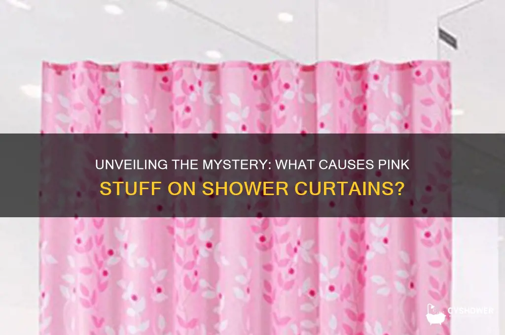 what is pink stuff on shower curtain