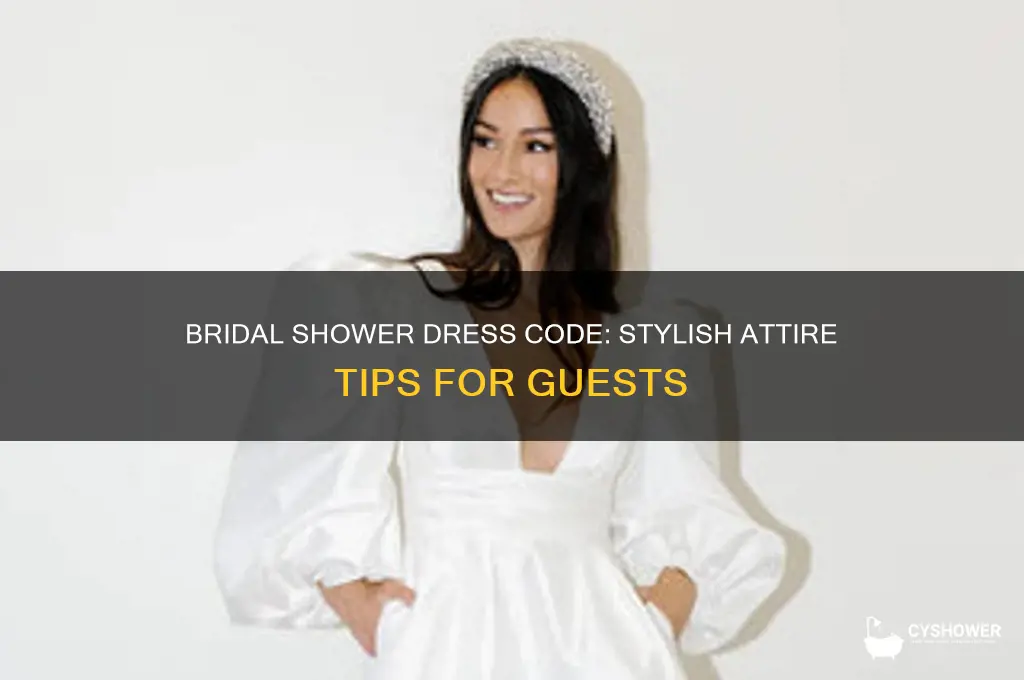 what is proper attire for a bridal shower
