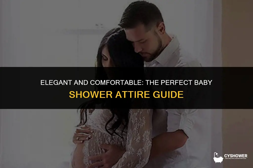 what is proper to wear to a baby shower