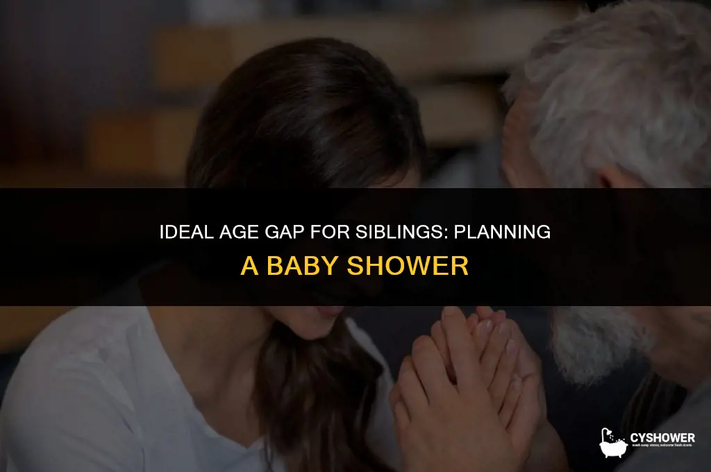 what is proper years between children for a baby shower