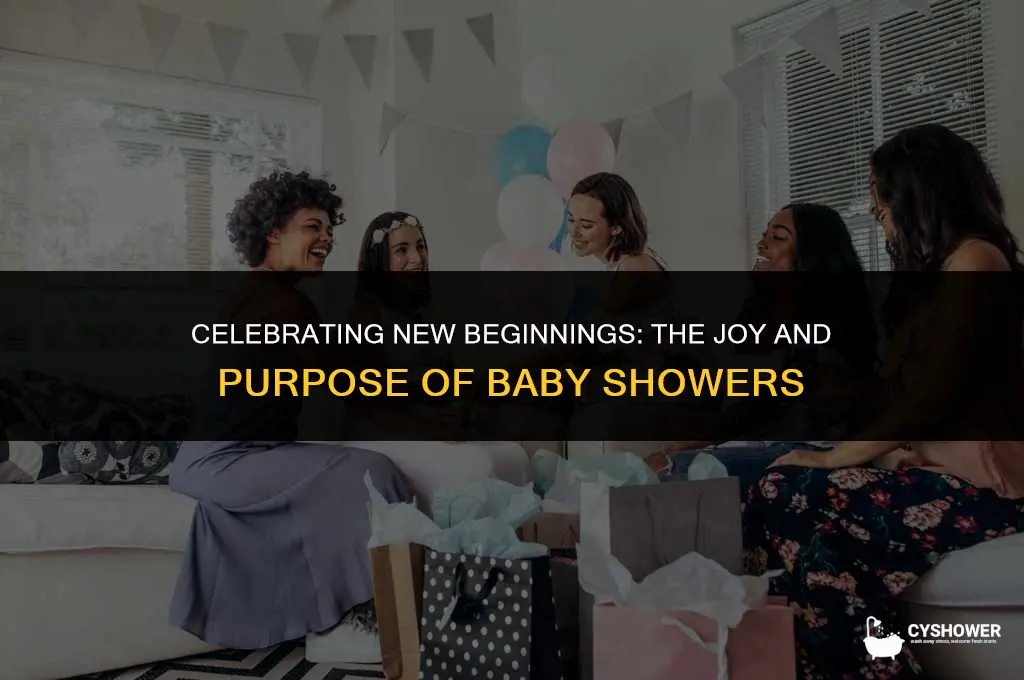what is purpose of baby shower