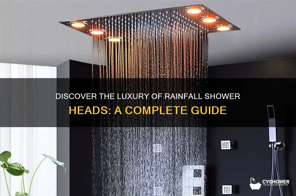 what is rainfall shower head