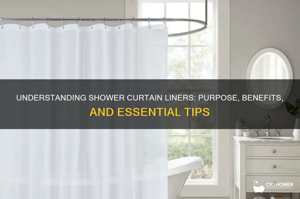 what is shower curtain liner